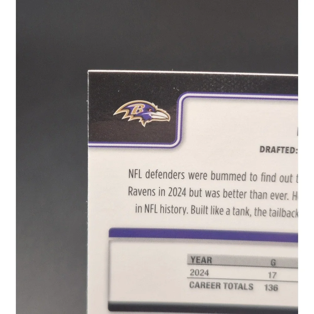 2025 Topps Chrome Derrick Henry #25 Fanatics Topps Logo Refractor SP Ravens